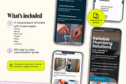Plumber Website Template Design, a Squarespace Template by Template Twist Shop (Thumbnail 4 of 10)