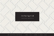 Intergrid. Seamless Pattern Set, a Pattern Graphic by Curly_Pat (Thumbnail 1 of 7)