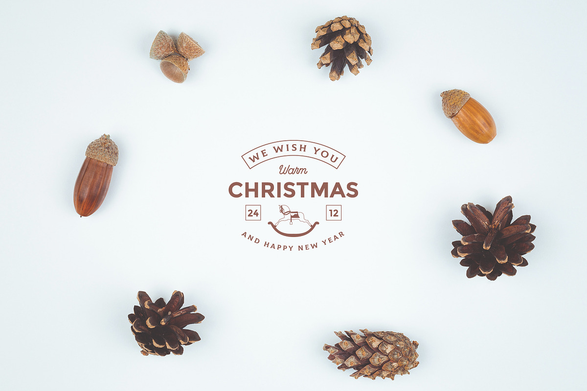 50 Retro Modern Christmas Logos, a Branding & Logo Template by Graphicdome (Photo 11 of 11)