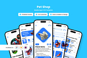 Fishymart - Pet Shop Design Template, an App Template by productype1 (Thumbnail 1 of 5)