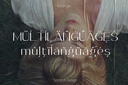 Svargé - Modern Elegant Font, a Sans Serif Font by Scratch Design (Thumbnail 5 of 15)