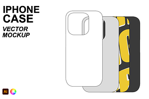 iPhone Case Vector Mockup, an iPhone Mockup by Infinity Mockups