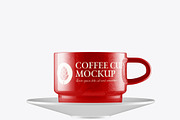 Ceramic Coffee Cup Mockup, an Advertising Mockup by OneVectorStock (Thumbnail 5 of 10)