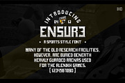 Ensure Sports Gothic, a Blackletter Font by IHDSTD (Thumbnail 2 of 3)