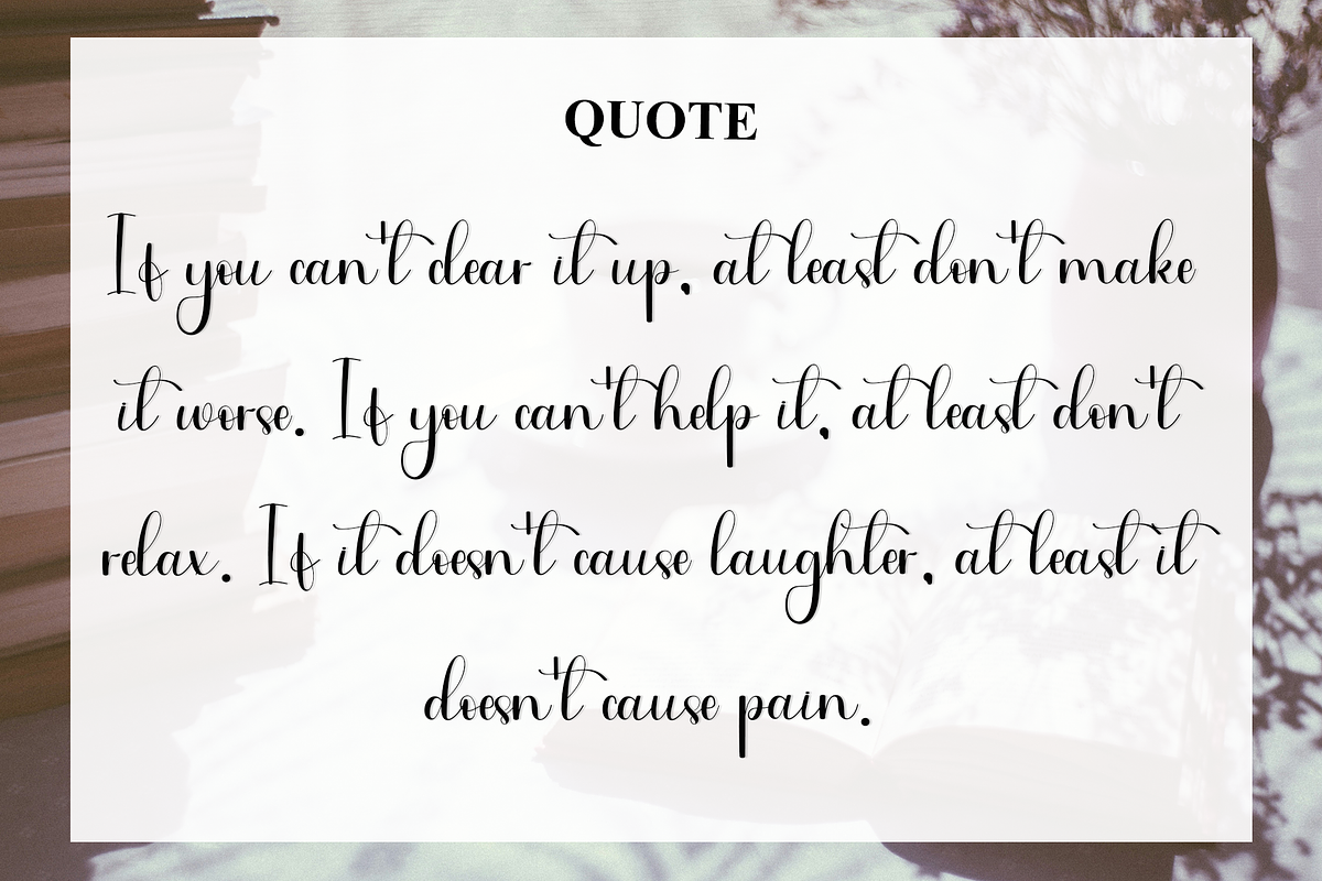 Sister Dancing, a Handwritten Font by InermediaSTUDIO (Photo 7 of 8)
