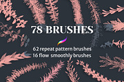 78 Brush-pattern-flow PROCREATE, a Brush Add-On by Pachel (Thumbnail 1 of 13)