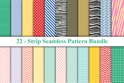 Strip Seamless Pattern Set, a Pattern Graphic by Digital Studio (Thumbnail 1 of 11)