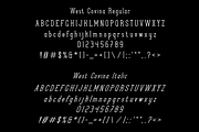 West Covina, a Slab Serif Font by Kuya Carthy Art + Design (Thumbnail 3 of 6)