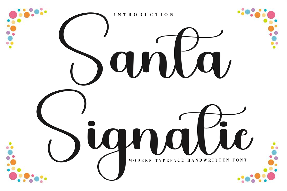 Santa Signatie, a Handwritten Font by InermediaSTUDIO (Photo 1 of 8)