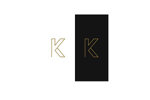Geometric letter K initial logo. Log, a Branding & Logo Template by LOGOCREATIVE