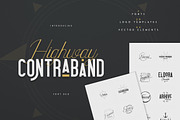 Highway Contraband - font duo + More, a Font by VP Fonts (Thumbnail 1 of 12)