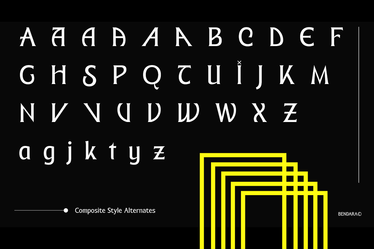 Bendara, a Font by ArimaType (Photo 8 of 10)