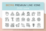 Becris Premium Line Icons, an Outline Icon by Becris (Thumbnail 1 of 14)