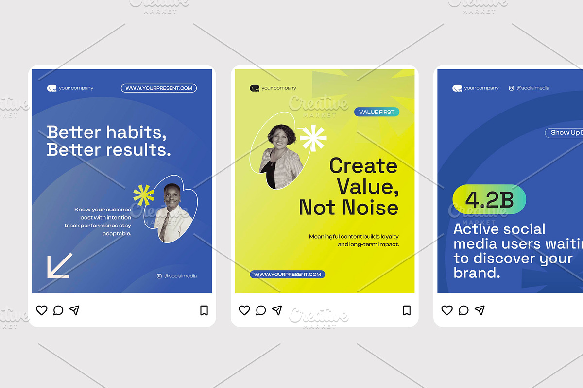 Content Marketing Strategy post, a Social Media Template by Izdihaar_Studio (Photo 3 of 4)