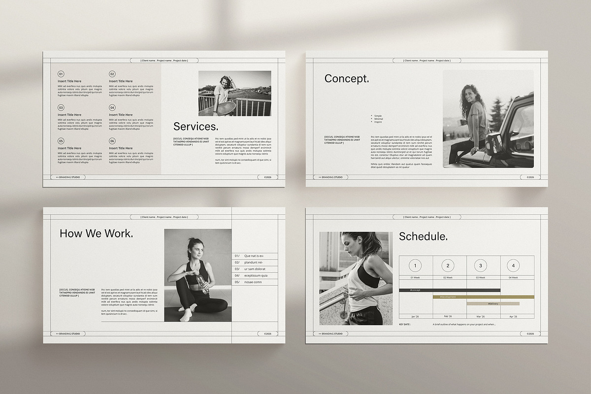 Brand Proposal Presentation Template, a Presentation Template by TemplatesForest (Photo 4 of 6)
