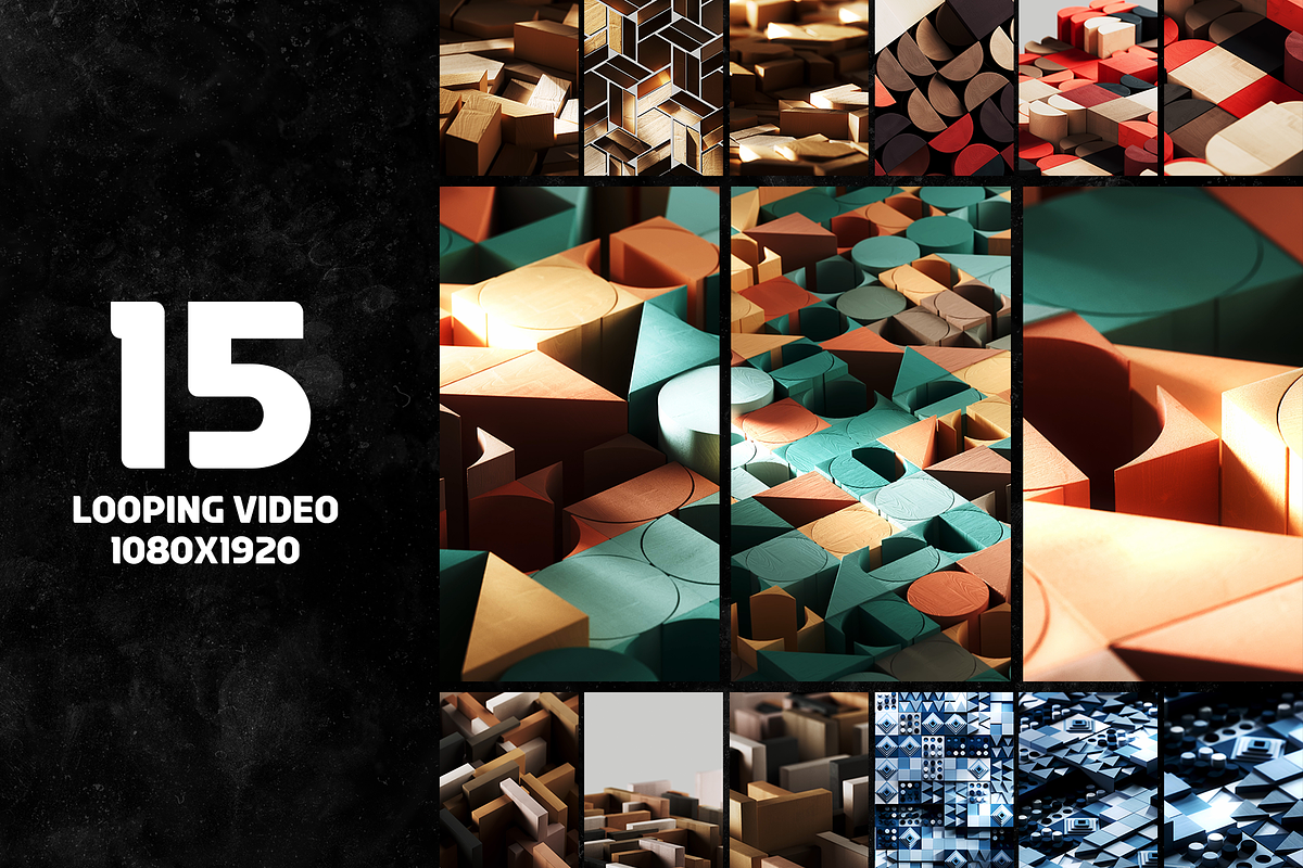 WOOPAT – 3D Motion Backgrounds, a Texture Graphic by Mio Buono (Photo 2 of 8)