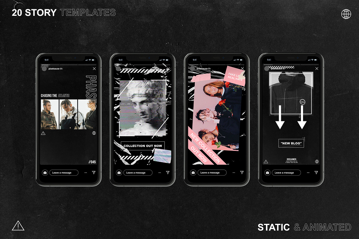 Hype Instagram Story/Post Templates, a Social Media Template by Pixel Sauce™ (Photo 3 of 14)
