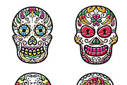 Day of the Dead Sugar Skull Set, an Illustration by RalucaGheorghe (Thumbnail 2 of 4)