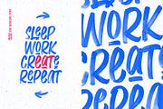 Slick SVG Brush Font + Extras, a Handwritten Font by The Paper Town (Thumbnail 3 of 14)
