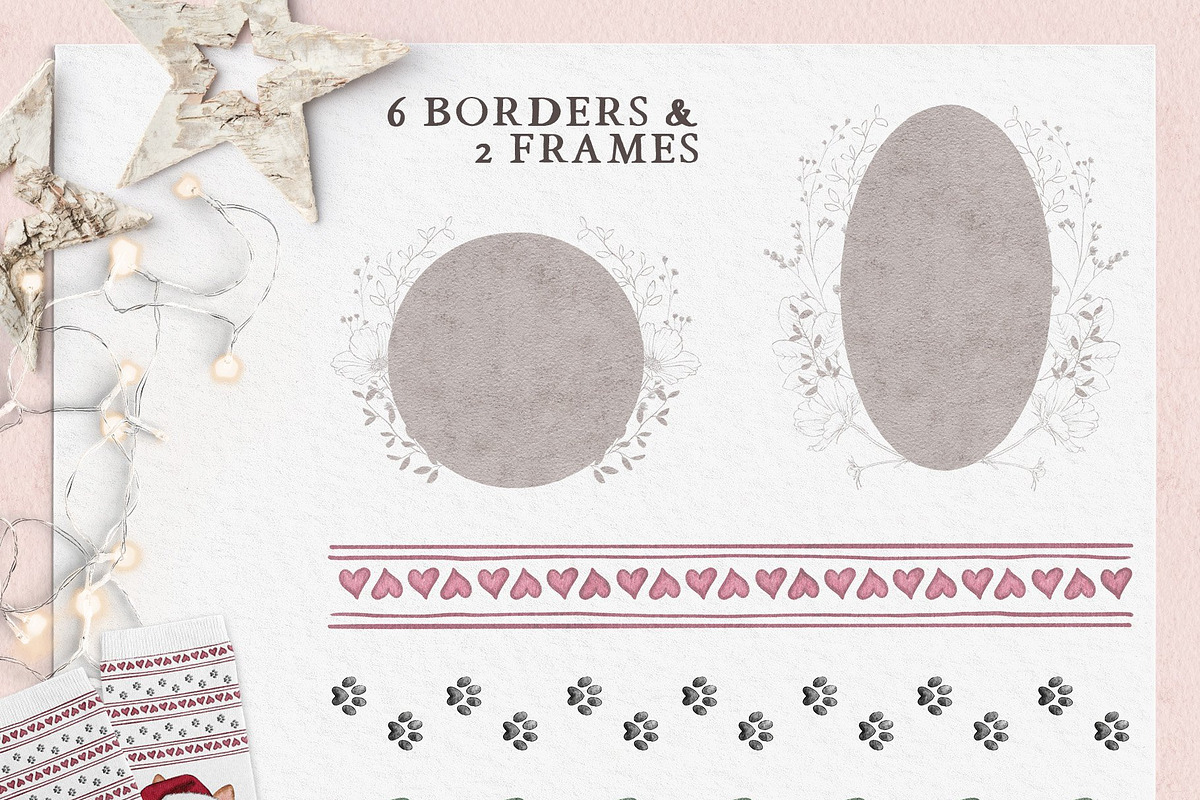 Pet Illustrations Patterns & Borders, a Graphic by Pretty Little Lines (Photo 28 of 29)