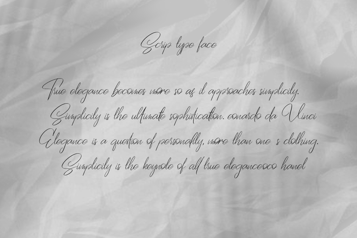 Symphony Script Font