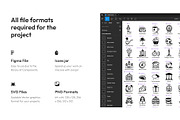 75 London Icons, an Outline Icon by Prosymbols (Thumbnail 4 of 8)