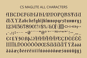 CS Maglite – Gothic Uncial Font, a Blackletter Font by Craft Supply Co. (Thumbnail 8 of 8)