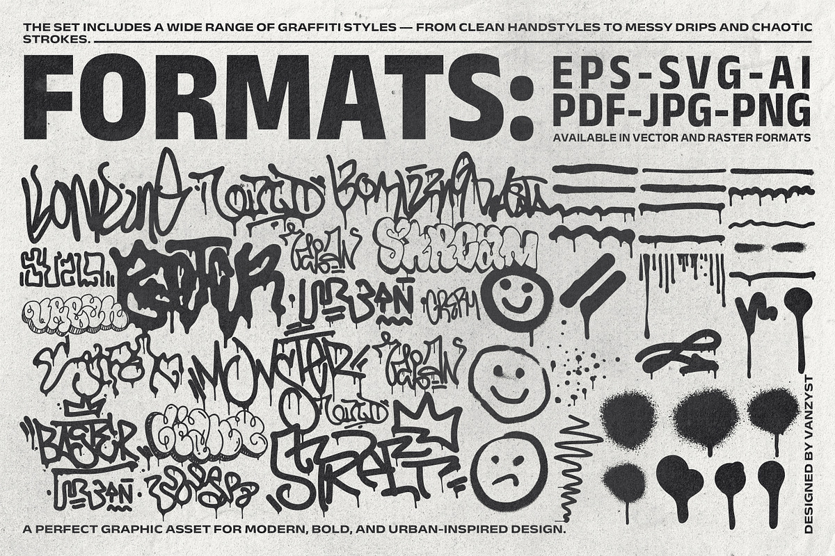 WildLines Graffiti Collection, a Graphic by Vanzyst (Photo 3 of 5)