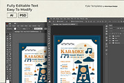 Folk Art Karaoke Night Flyer, a Flyer Template by Hole Hope Design (Thumbnail 7 of 10)