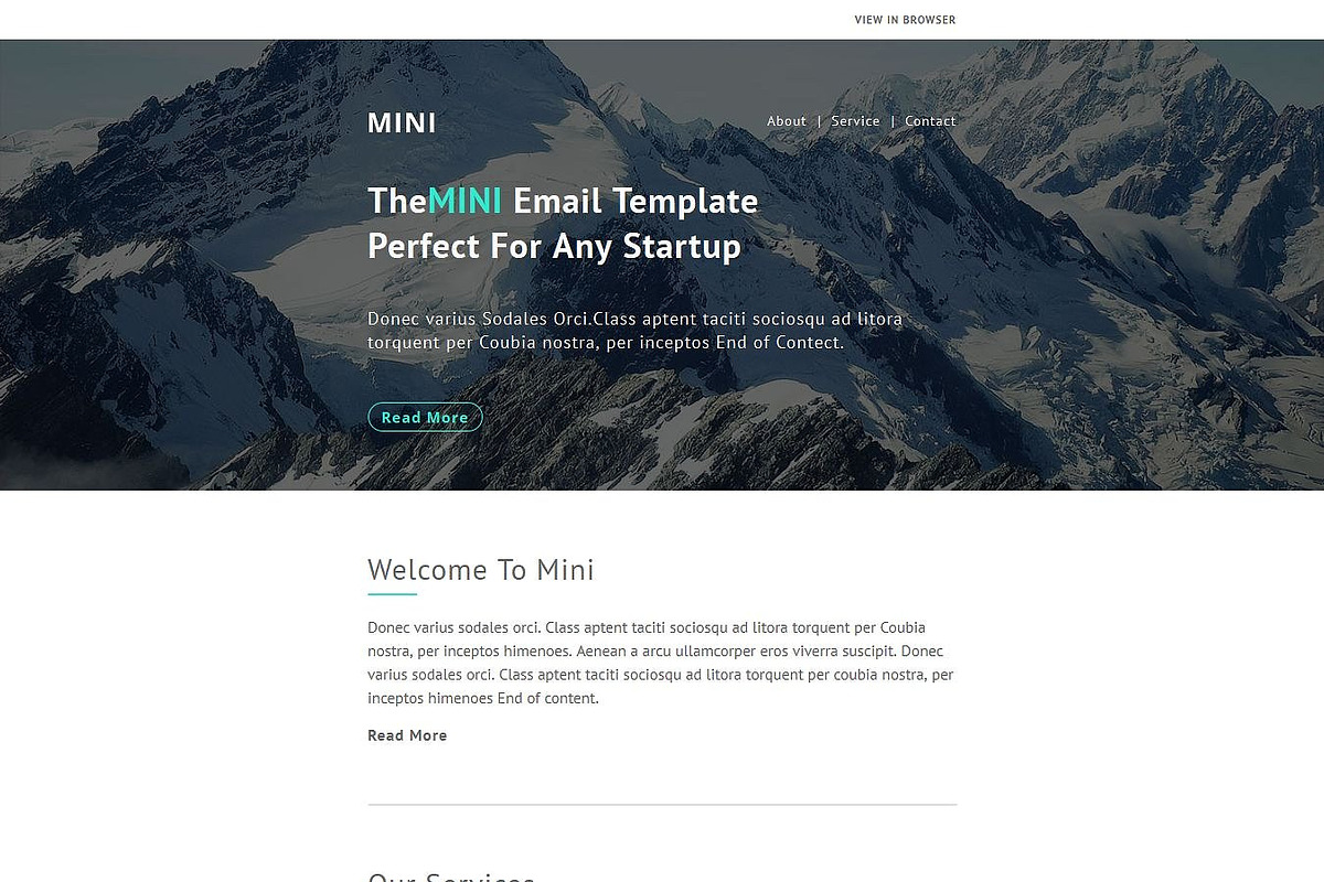 6 Email Templates Bundle-3, an Email Template by Pennyblack Templates (Photo 4 of 7)