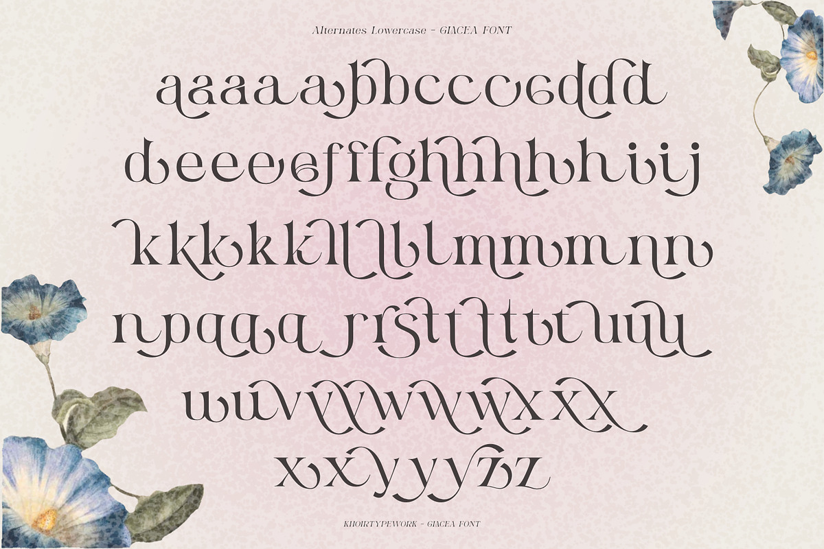GLACEA - Display Font, a Font by Khoir (Photo 11 of 14)