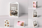 Triangle A5 Brochure Stand Mock-up, an Advertising Mockup by zippypixelstudio (Thumbnail 1 of 10)