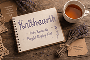 Knitheart | Cute Display Font, a Handwritten Font by Letterhanna Studio (Thumbnail 5 of 9)