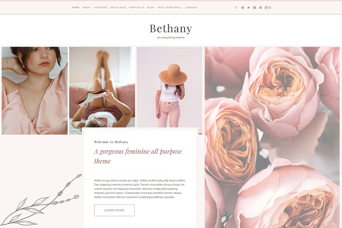 Bethany ~ Wordpress Kadence Theme, a WordPress Template by StylishDesignMe (Photo 4 of 7)