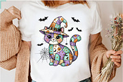 Patchwork Halloween Cat Png Witch Ca, an Illustration by Dream Creation (Thumbnail 3 of 5)