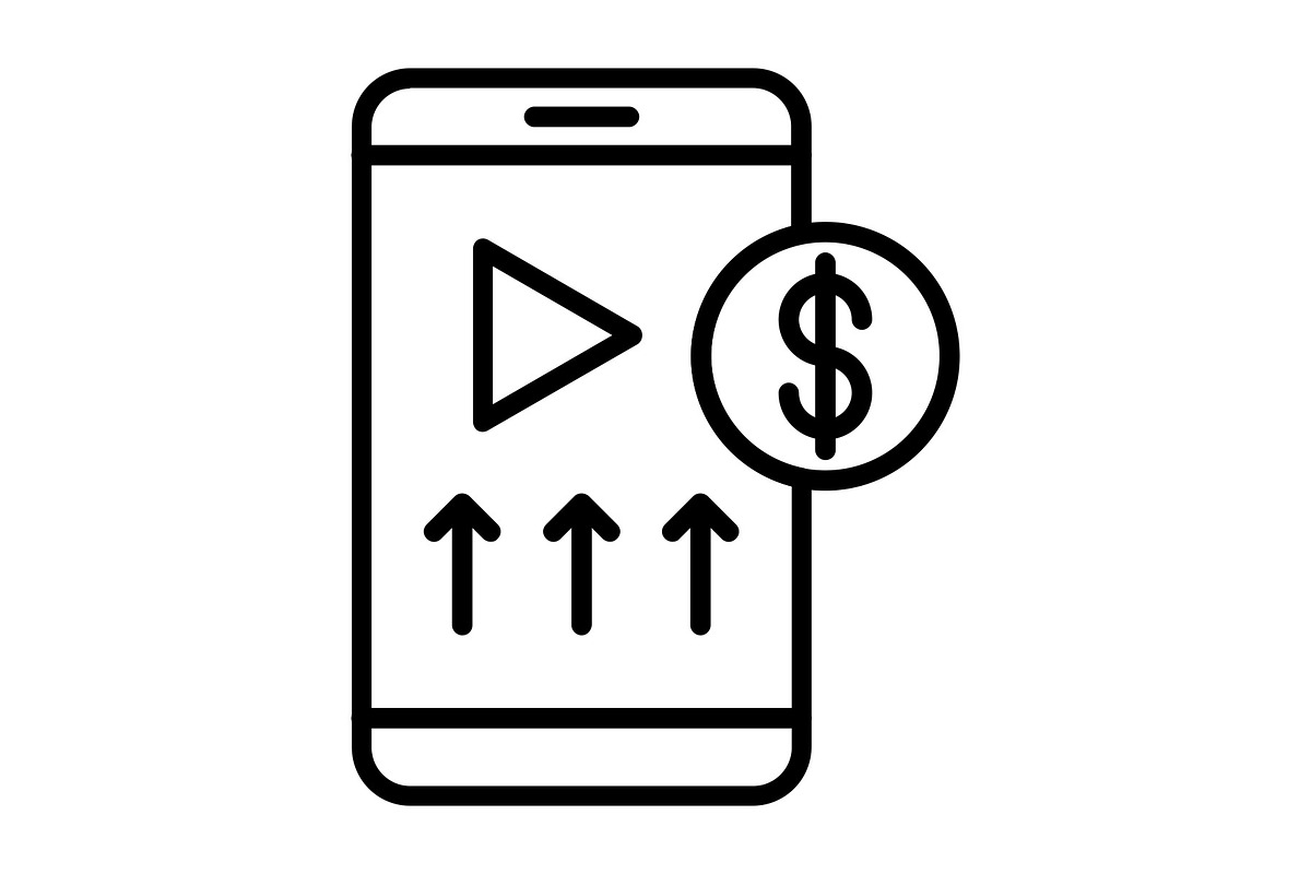 Monetize Line Icon, an Icon by Pexelpy