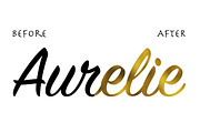 Aurelie-Gold Sheet Texture Effect V1, a Layer Style Add-On by Made by Mancie (Thumbnail 2 of 5)