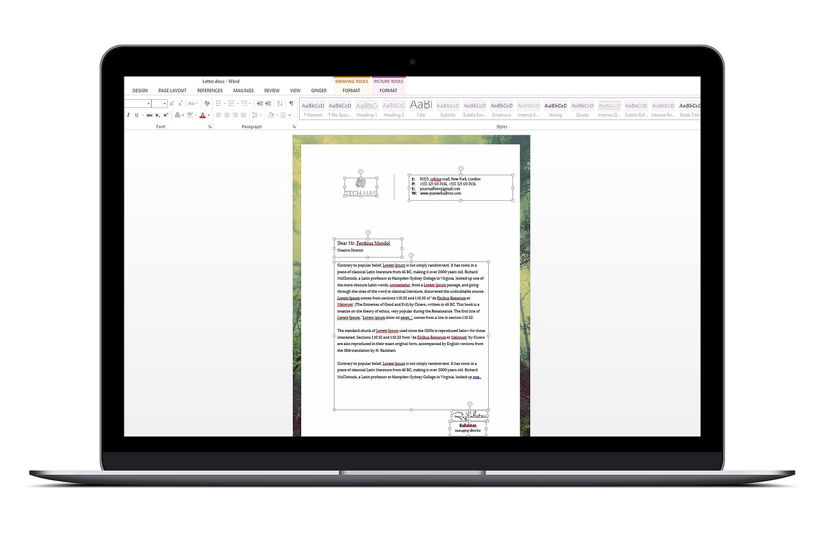 Letterhead, a Stationery Template by ZAAS (Photo 9 of 9)