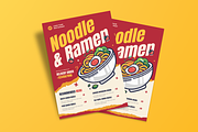 Noodle & Ramen Food Flyer, a Flyer Template by MMPixelCraft (Thumbnail 5 of 5)