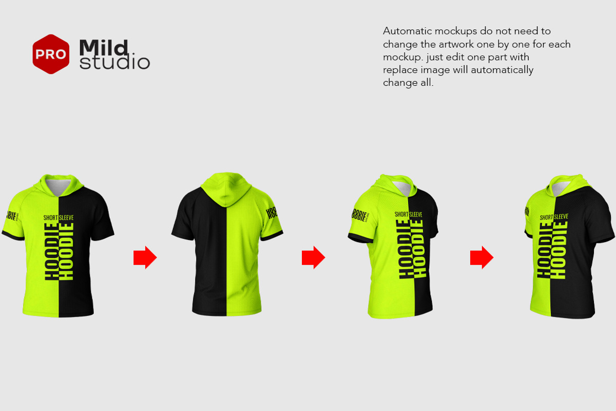 Hoodie SS Mockup, a Hoody Mockup by Mildstudio (Photo 1 of 6)