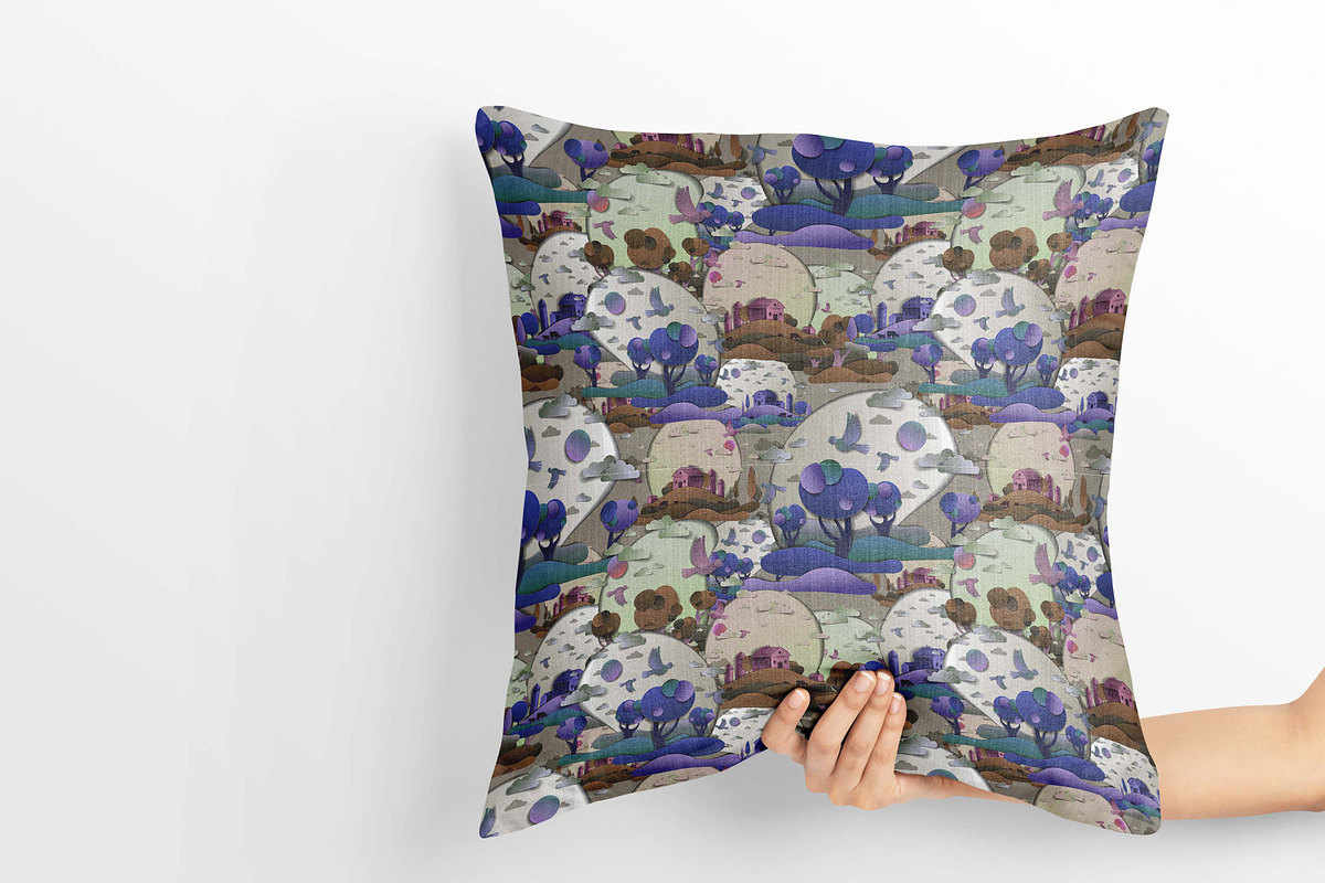 Creative Fantasy Seasons Landscape, a Pattern Graphic by AAN Seamless Shop (Photo 2 of 4)
