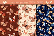 Whimsical Butterfly Clipart Patterns, a Pattern Graphic by AnnaViolet_store (Thumbnail 4 of 12)