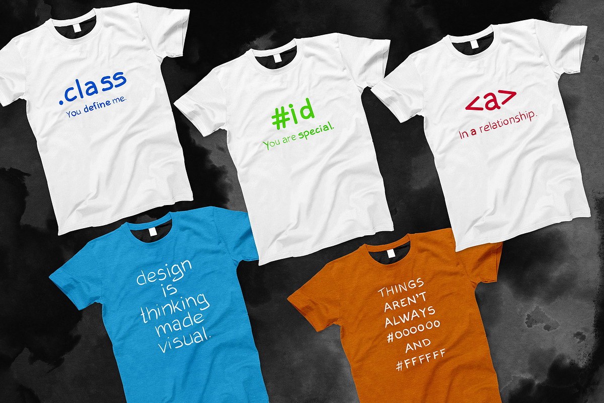 30 Coding and Tech T-shirt Designs, an Illustration by Character