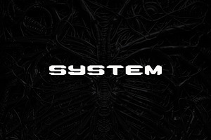 SYSTEM Font