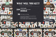 Animals Montessori Cards Bundle, an Education Illustration by Pix Cafe (Thumbnail 2 of 12)