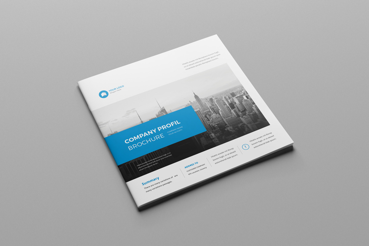 Clean & Modern Brochure | 3 Sizes, a Brochure Template by Pro-Gh (Photo 20 of 28)
