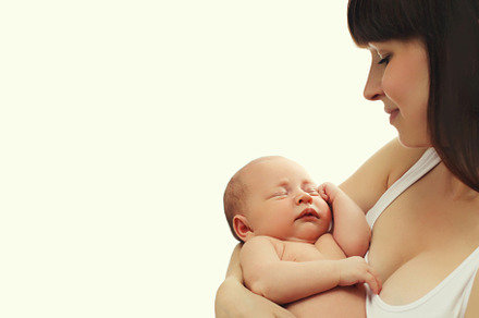 Happy mother holding cute infant, ba, a Person Photo by Rohappy
