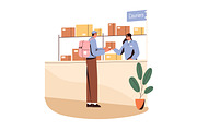 People in post office set, a Work Illustration by Good Studio (Thumbnail 2 of 4)