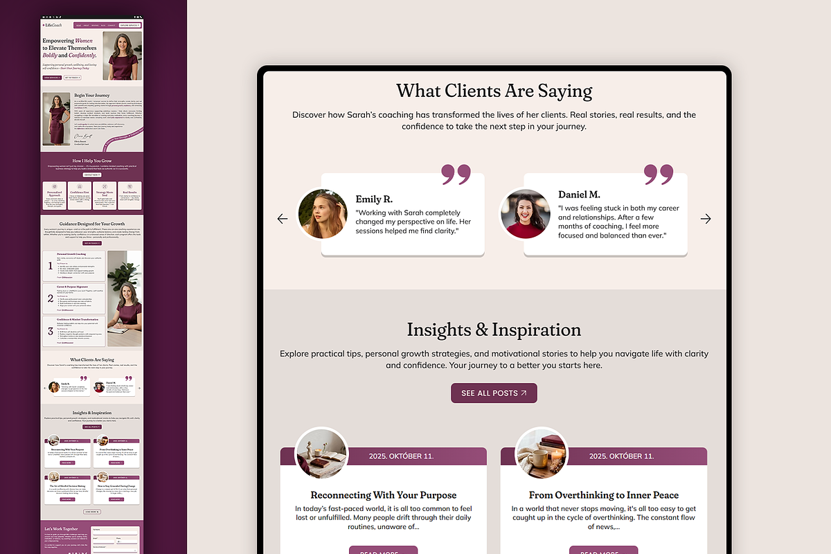 Life Coach & Therapy Website, a Wix Template by Kitteeh (Photo 14 of 20)