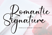 Romantic Signature | Script Font, a Handwritten Font by Scratchones (Thumbnail 1 of 8)